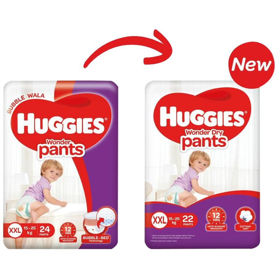 Buy HUGGIES WONDER PANTS EXTRA LARGE SIZE DIAPERS MONTHLY PACK 112 COUNT  Online  Get Upto 60 OFF at PharmEasy